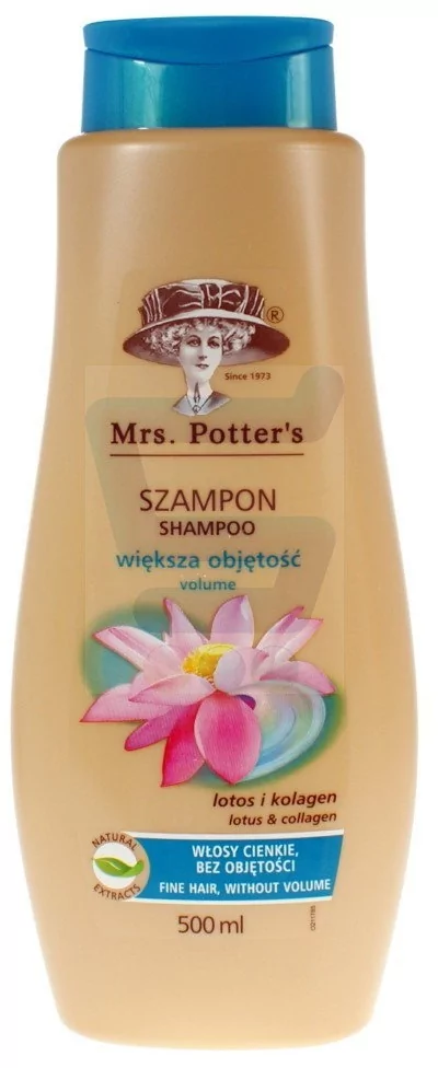 mrs potters szampon do włosów lotos i kolagen 500ml