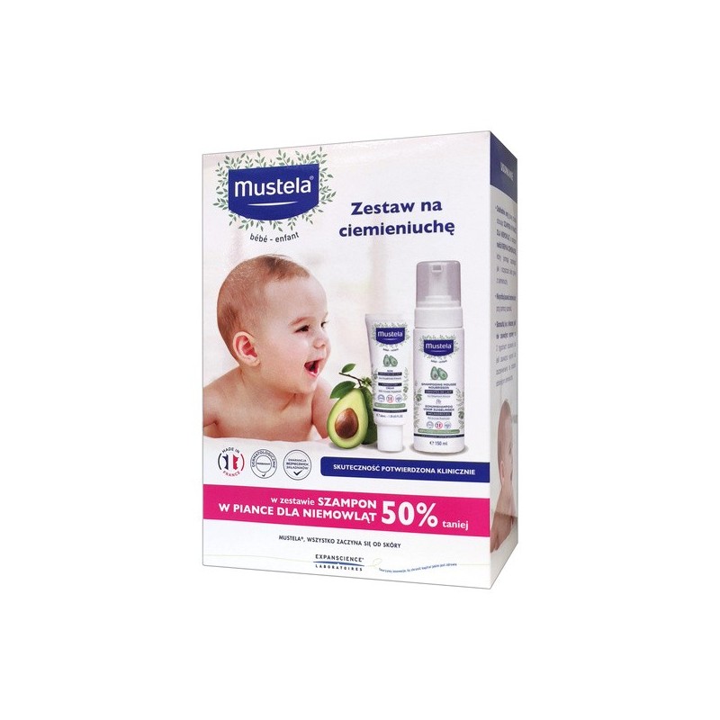 mustela bebe szampon na ciemieniuche