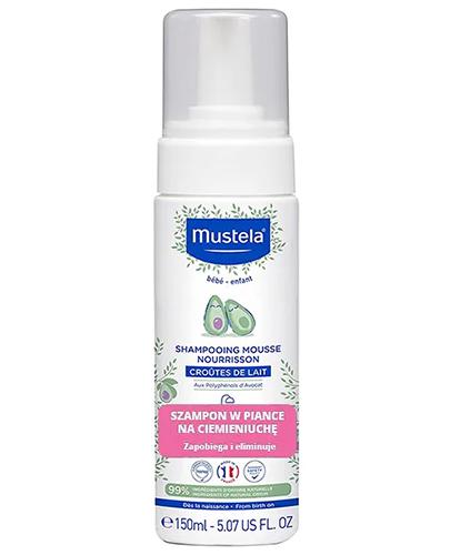 mustela szampon w piance wysusza