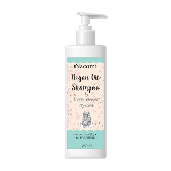 nacomi argan shampoo szampon wzmacniający