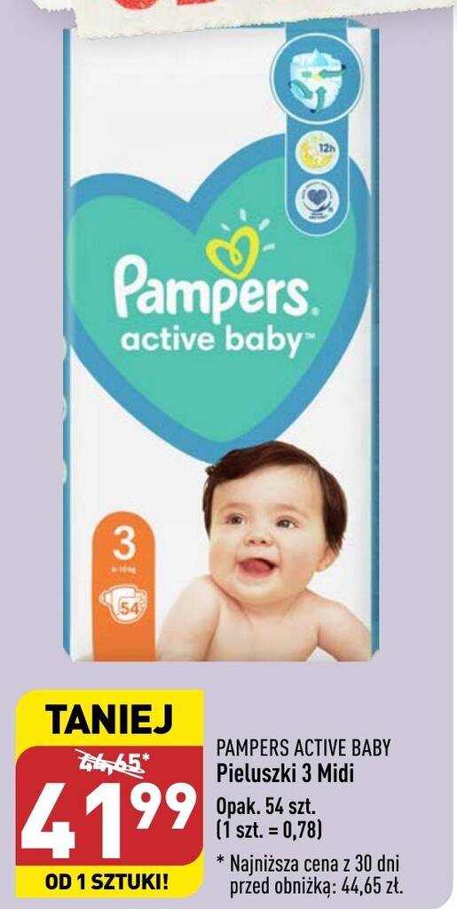 najlepsze promocje na pampers 3 market