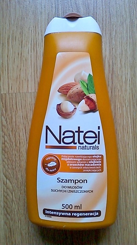 natei naturals szampon do włosów suchych i zniszczonych intensywna regeneracja