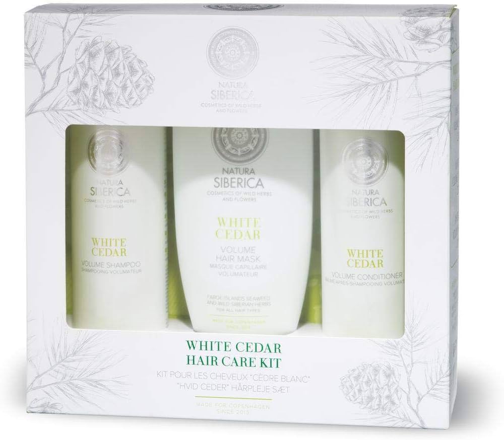 natura siberica szampon white cedar volume