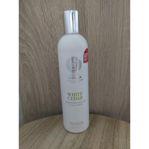 natura siberica szampon zwiększający objętość white cedar hebe