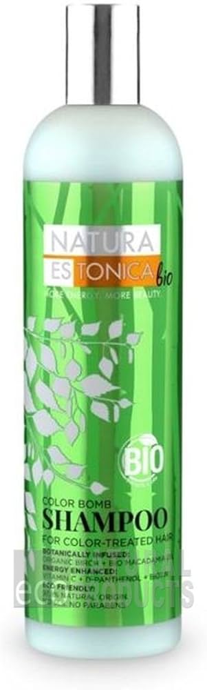 naturalny szampon natura estonica bio color bomb shampoo