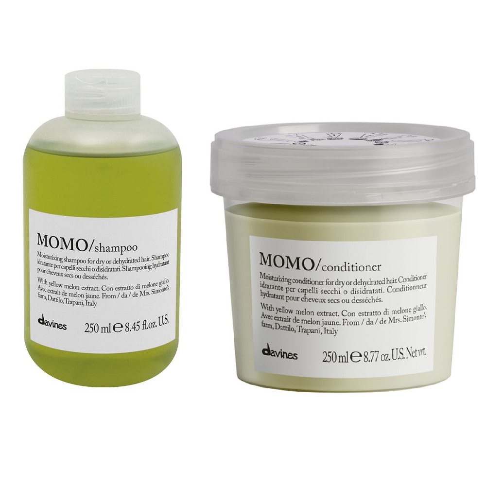 nawilżający szampon do włosów davines momo 250ml