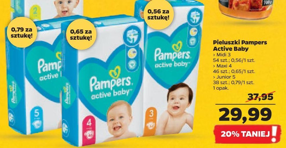 netto pieluszki pampers