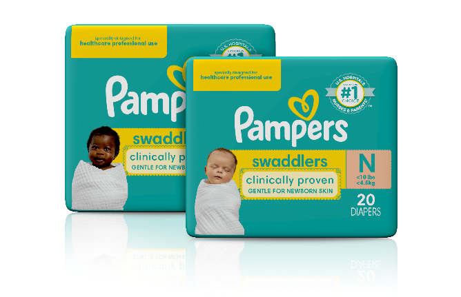 newborn pampers transparent