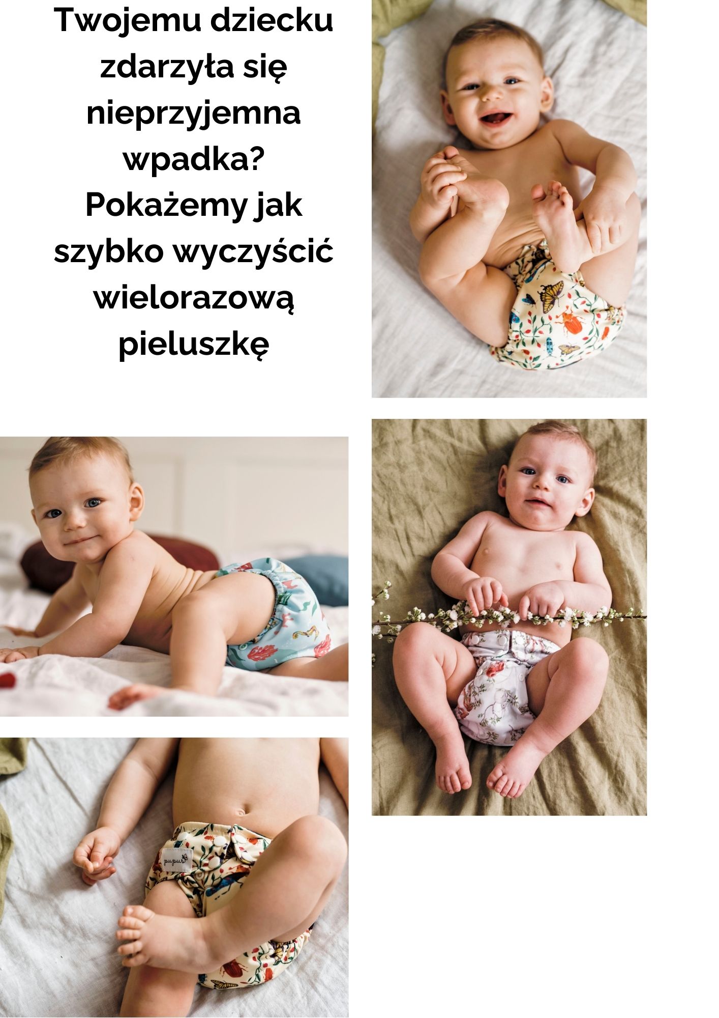 niemowle plami pieluchy kupa