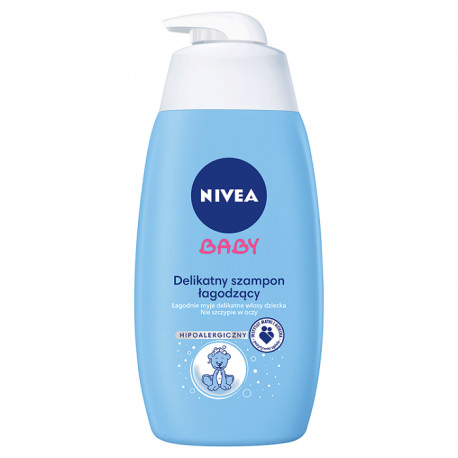 nivea baby delikatny szampon łagodzący 500ml