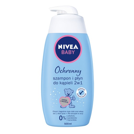 nivea baby ochronny szampon i płyn do kąpieli 2w1