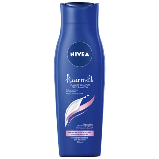 nivea hair milk szampon wlosy cienkie wizaz