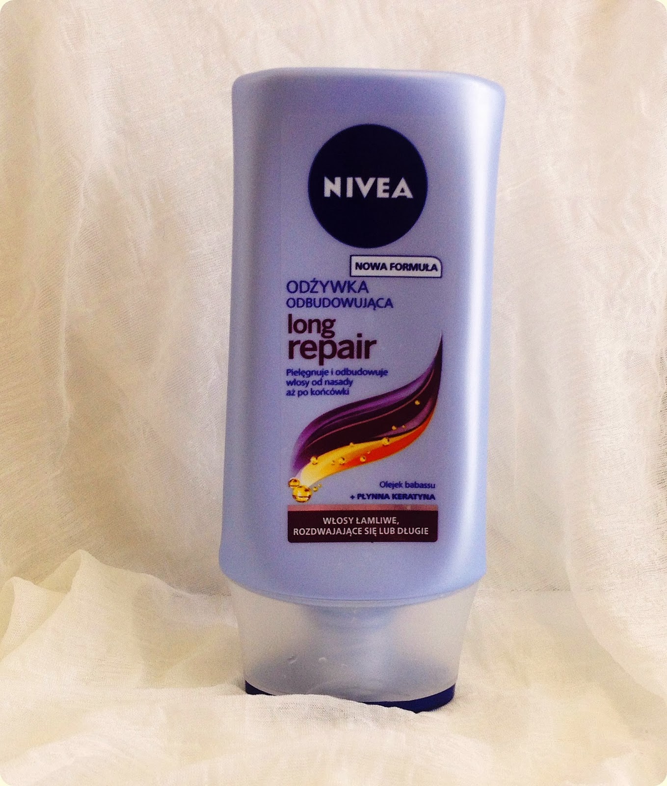 nivea long repair szampon blog