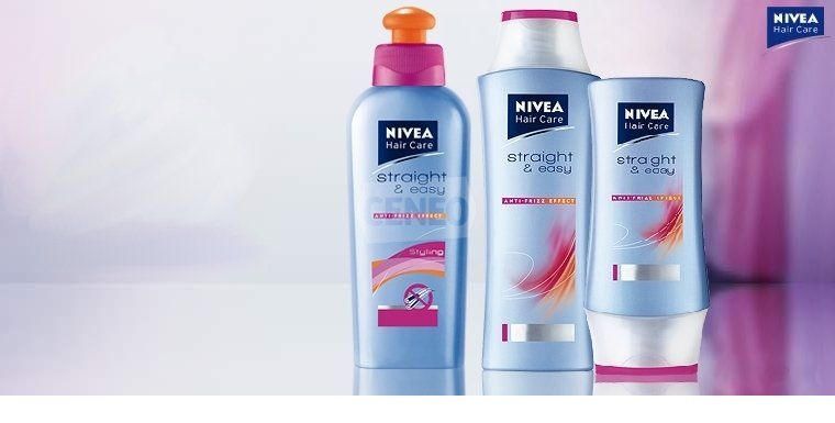 nivea szampon prostujący włosy