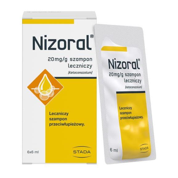 nizopol szampon p/łupieżowy 20 saszetek po 6 ml