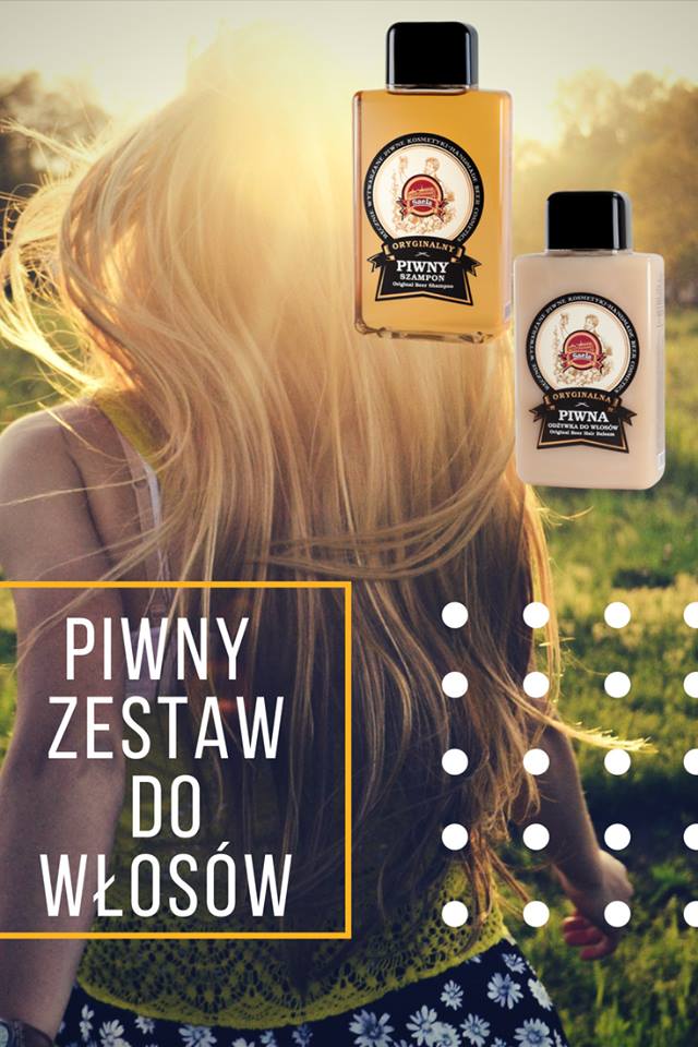 odżywka do włosów piwna