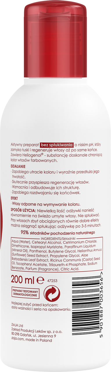 odżywka do włosów ziaja rossmann