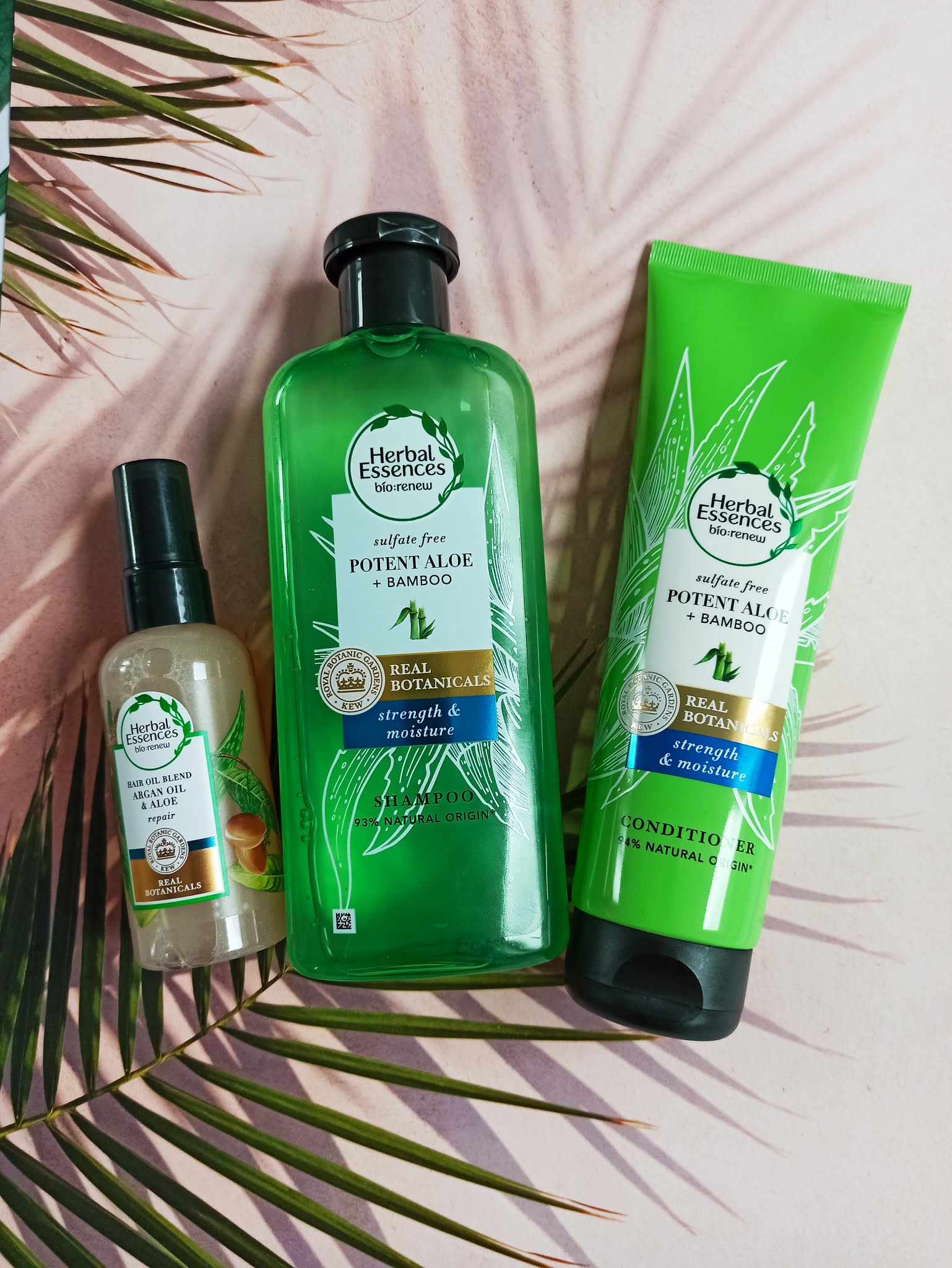 odżywka i szampon herbal essences