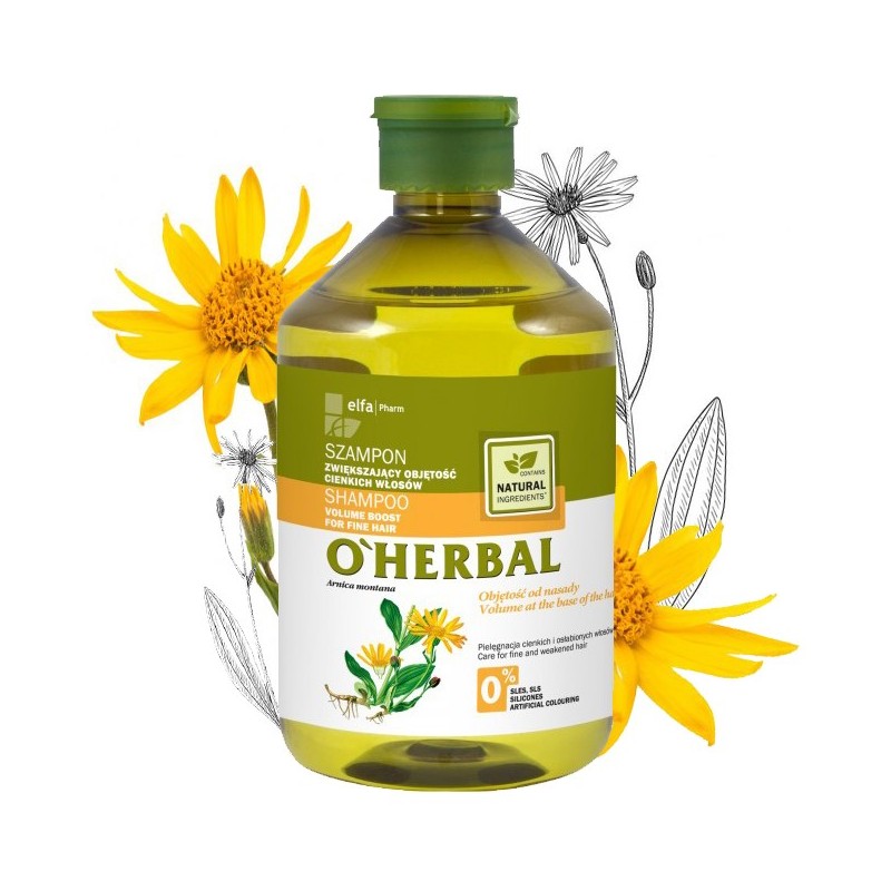 oherbal objętość szampon