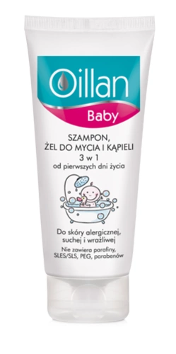 oillan baby szampon żel do mycia i do kąpieli