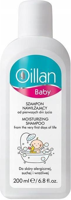 oillan baby szampon nawilżający od urodzenia 200ml srokao