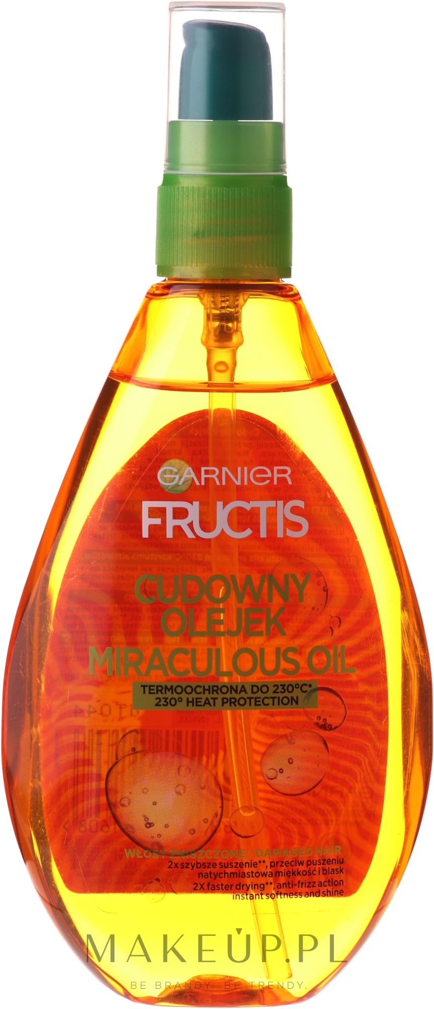 olejek do włosów fructis garnier