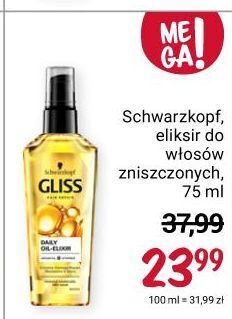 olejek do włosów gliss kur rossmann