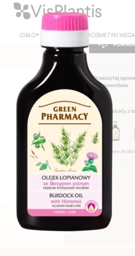 olejek do włosów green pharmacy rozmarynowy