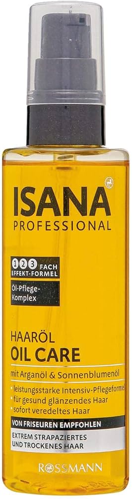 olejek do włosów isana professional oil care