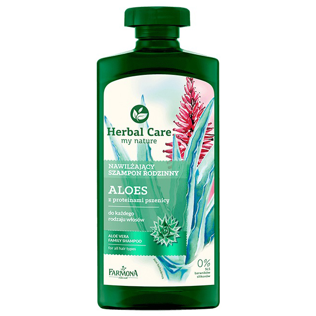 opinie herbal care szampon rodzinny nawilżający aloes 500ml