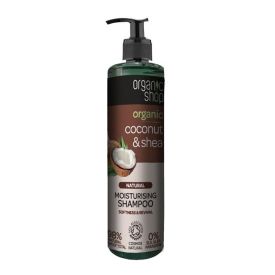 organic shop nawilżająca odżywka do włosów coconut&shea 280 ml