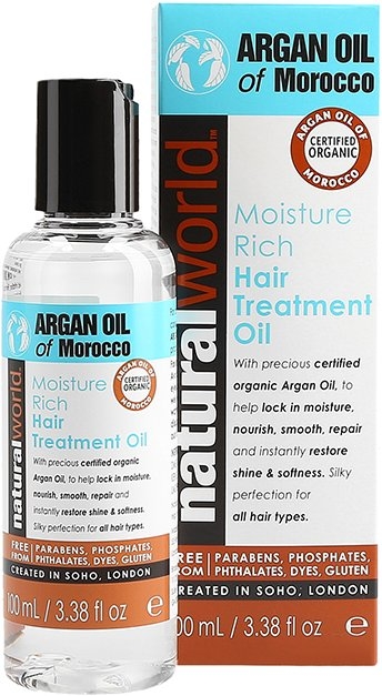 organic world argan oil of morocco olejek do włosów