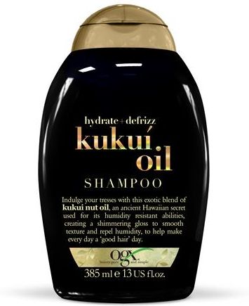 organix kukui oil szampon nawilżający z olejkiem z orzechów kukui