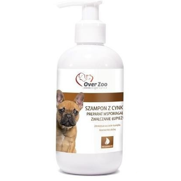 over szampon wspomagajacy zwalczanir lupiezu dla psa