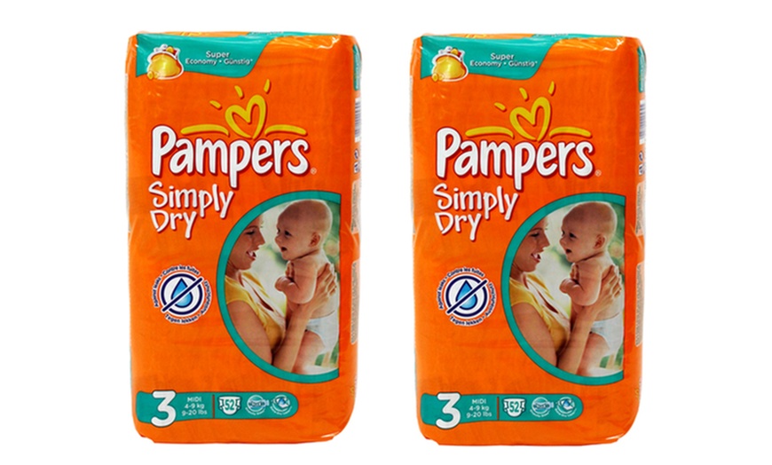 paczka pampersy pampers pomaranczowe