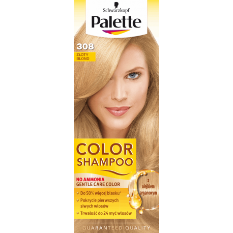 palette color shampoo szampon koloryzujący 308 złoty blond