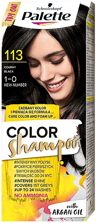 palette color szampon