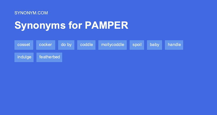 pamper synonym