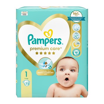 pampers 1 72 sztuki