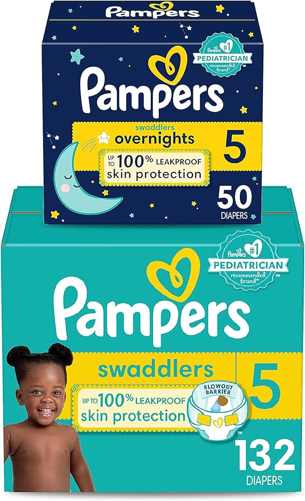 pampers 132 count size 4