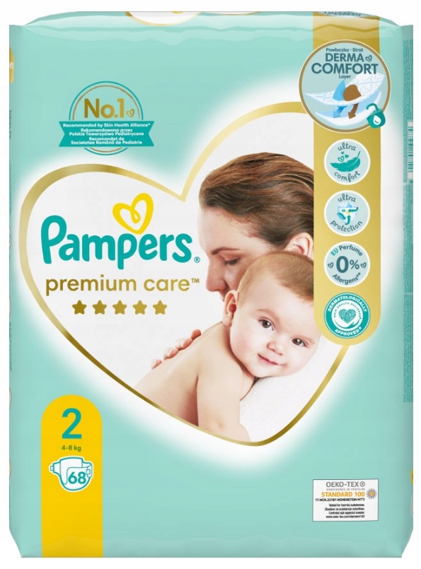 pampers 2 chłonie kupki