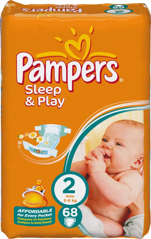 pampers 2 sleep and play mini 3-6kg 70 ks