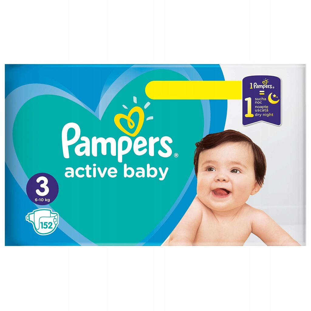 pampers 3 152 szt