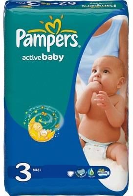 pampers 3 52szt