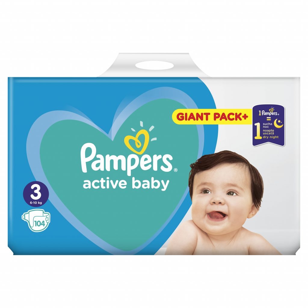 pampers 3 active baby