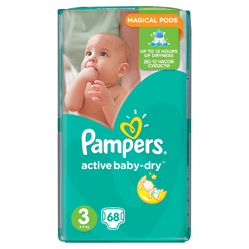 pampers 3 active baby dry