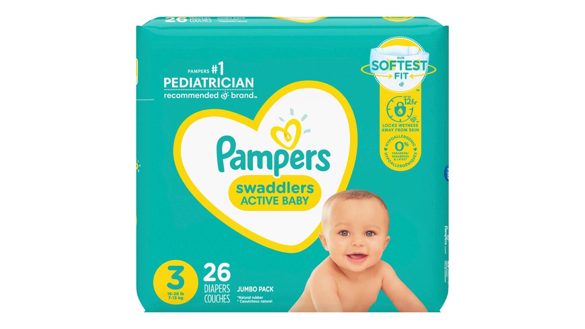 pampers 3 baby activedry