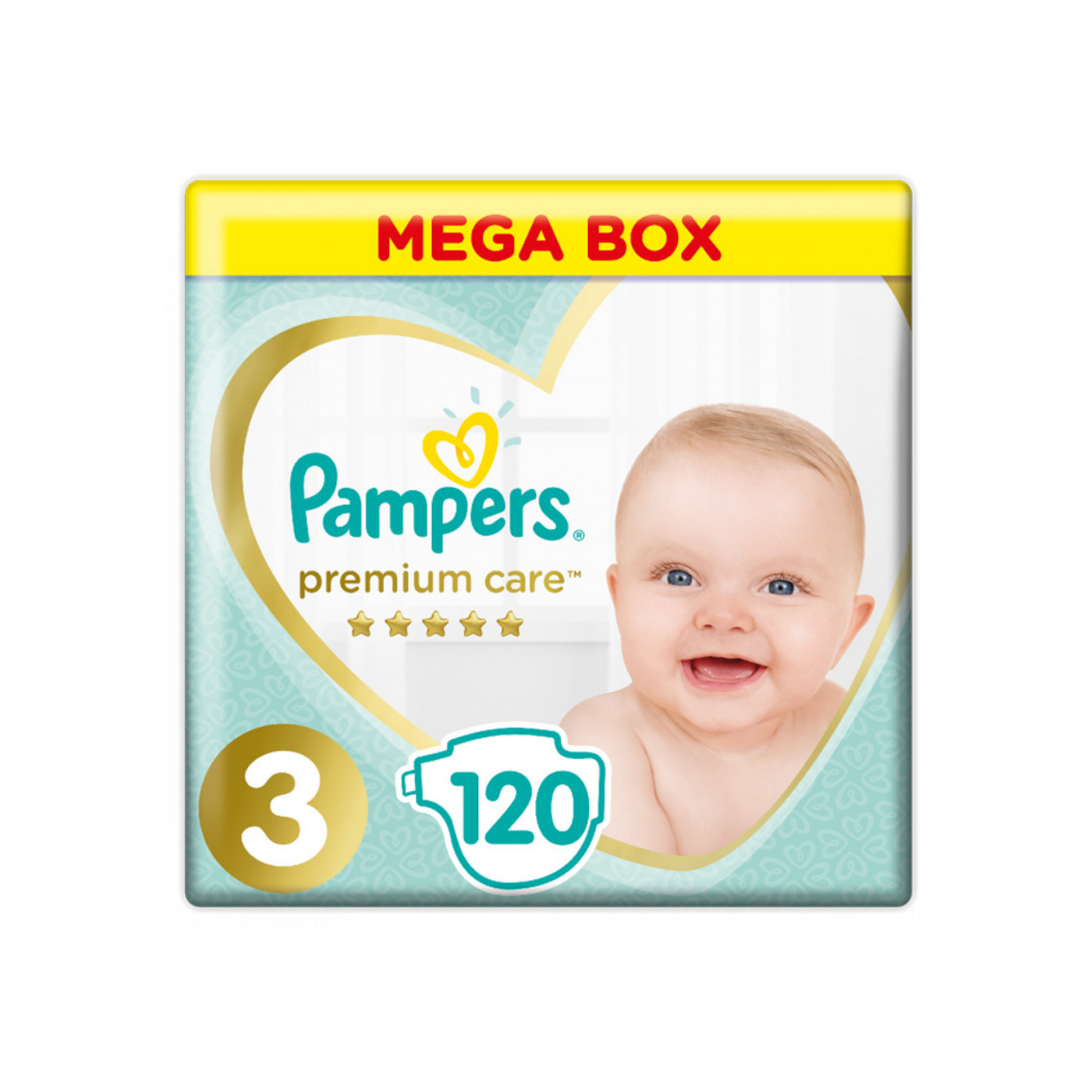 pampers 3 premium care 120