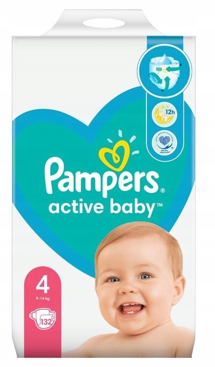 pampers 4 132 szt