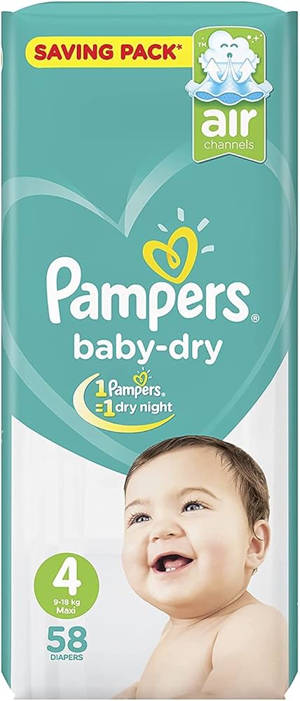 pampers 4 58 sztuk